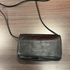 New York ili Leather Crossbody Organizer Purse